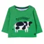 Joules Baby Tate Artwork T-Shirt - Green Cow
